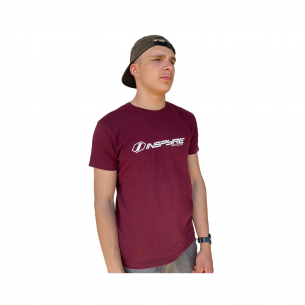 T-SHIRT INSPYRE LOGO BURGUNDY