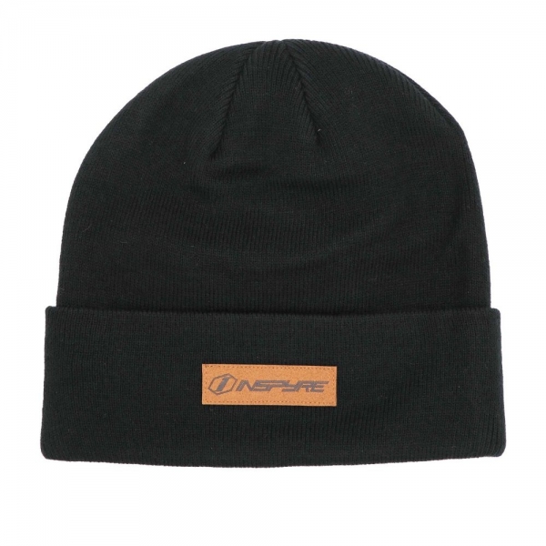 Inspyre Leather Logo Beanie